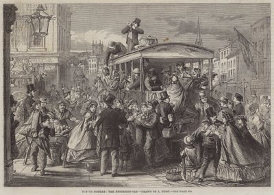 Easter Monday, the Excursion-Van by English School