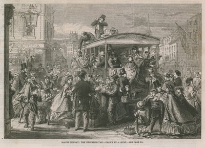 Easter Monday: the excursion van by English School