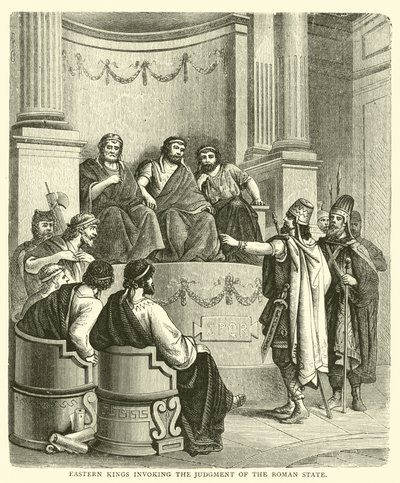 Eastern Kings invoking the judgment of the Roman State by English School