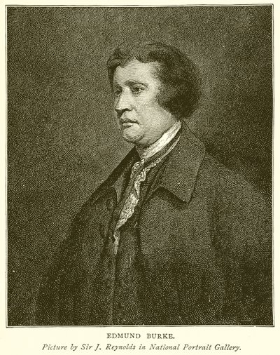 Edmund Burke by English School