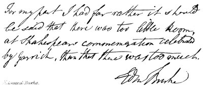 Edmund Burke by English School