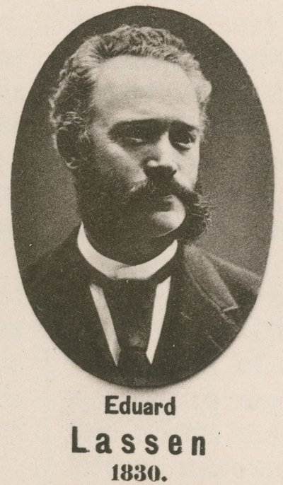 Eduard Lassen (engraving) by English School