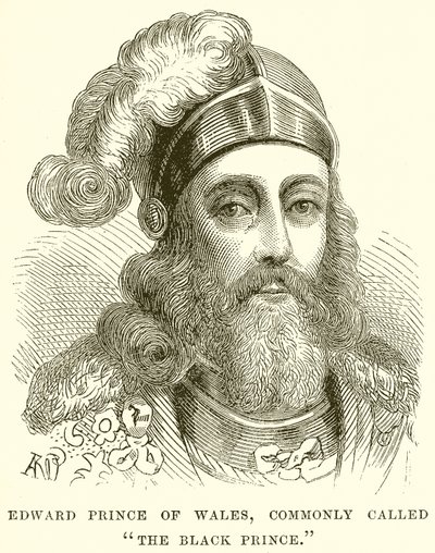 Edward Prince of Wales, Commonly Called The Black Prince by English School