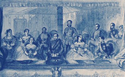 Edward VII and Queen Alexandra of England at the Opera in London by English School