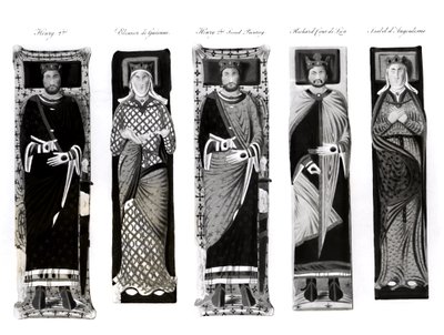Effigies of Henry II, Eleanor of Aquitaine, Richard Coeur de Lion, and Isabel d