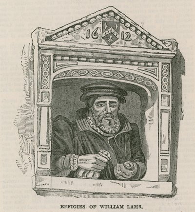 Effigies of William Lamb by English School