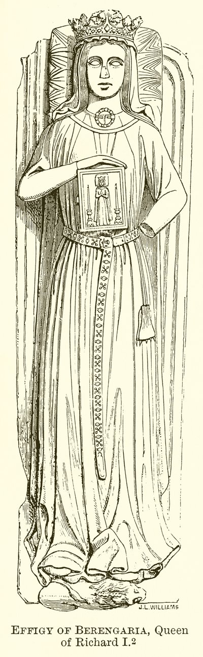 Effigy of Berengaria, Queen of Richard I by English School