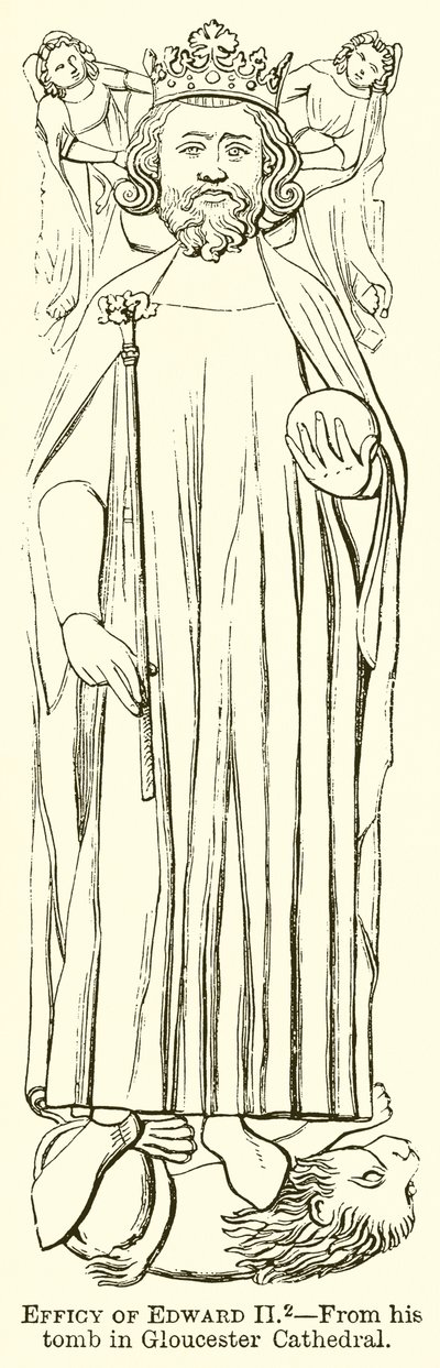Effigy of Edward II by English School