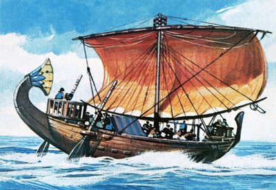 Egyptian Cargo Ship by English School