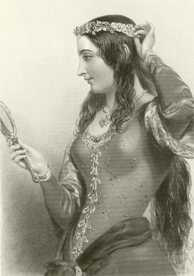 Eleanor of Provence, Queen of King Henry III by English School