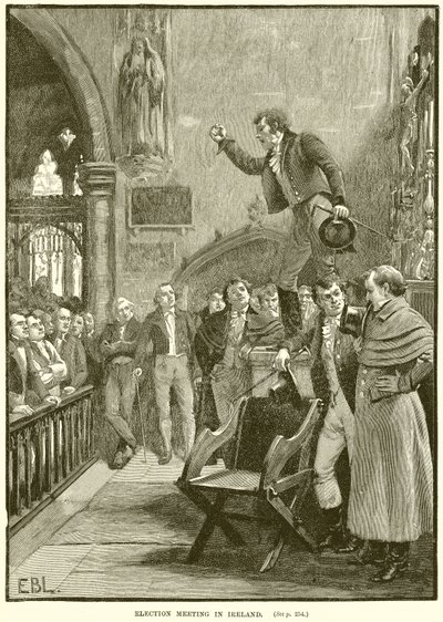Election Meeting in Ireland by English School