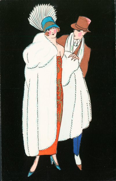 Elegant Couple by English School