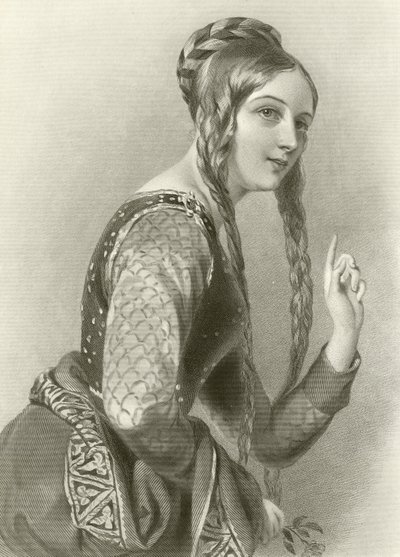 Eleanor of Aquitaine, Queen of King Henry II by English School