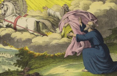 Elijah Carried Up into Heaven by English School