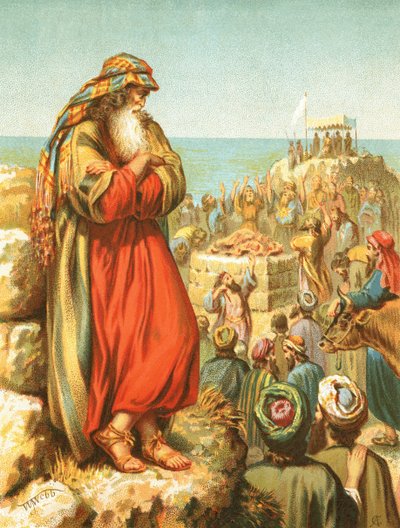 Elijah on Carmel by English School