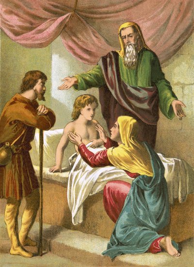 Elijah raising the widow