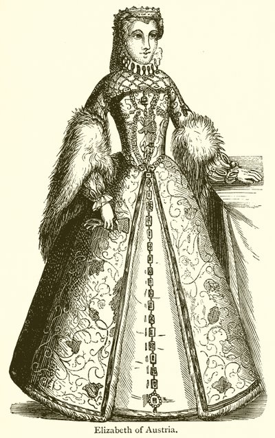 Elizabeth of Austria by English School