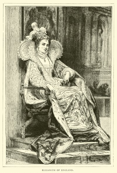 Elizabeth of England by English School