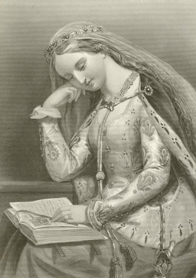 Elizabeth of York, Queen of King Henry VII by English School