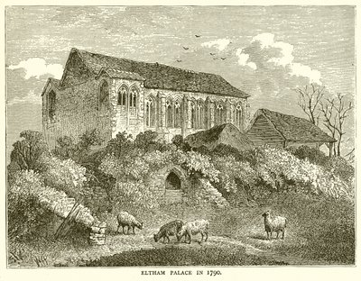 Eltham Palace in 1790 by English School