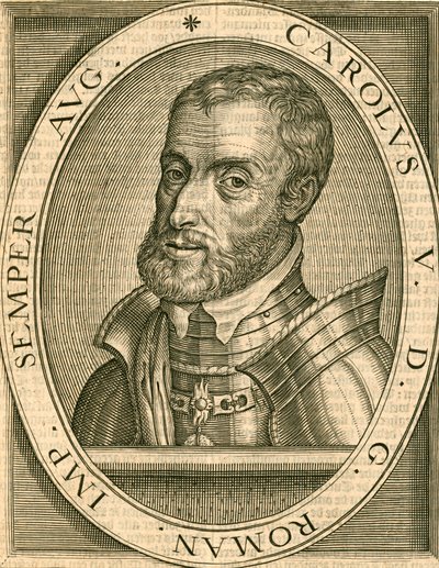 Emperor Charles V by English School