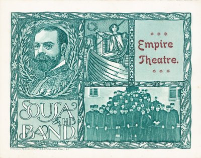 Empire Theatre, London, with Sousa and His Band by English School