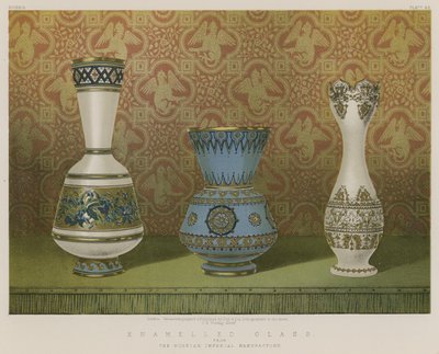 Enamelled Glass by English School