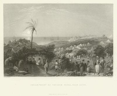 Encampment of Ibrahim Pasha, near Jaffa by English School