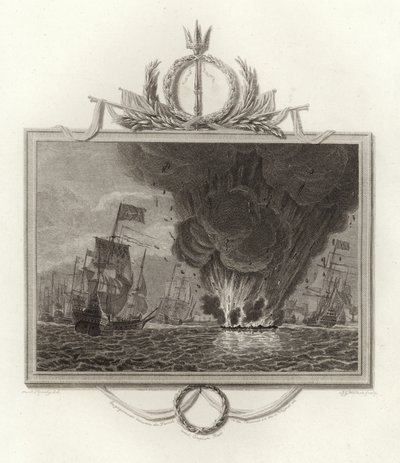 Engagement between the French and English Fleets in the Channel on 10 August 1512 by English School
