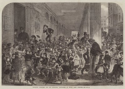Engaging Children for the Christmas Pantomime at Drury Lane Theatre by English School