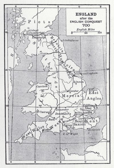 England after the English conquest 700 by English School