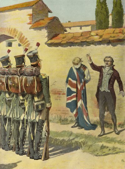 English Consul Protecting a Prisoner by English School