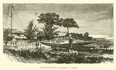 English trading settlement, Gaboon by English School