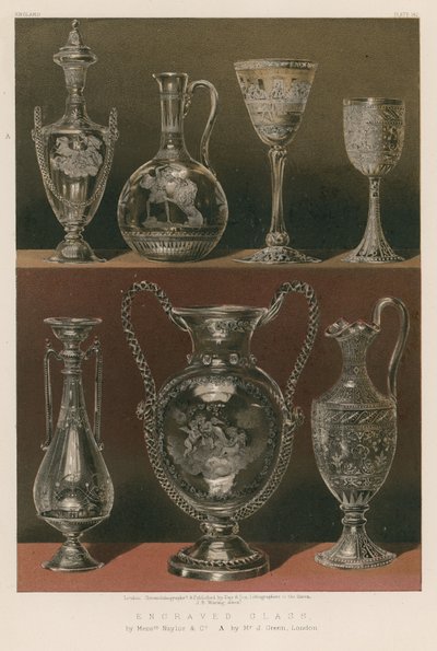 Engraved Glass by English School