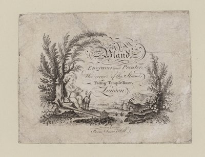Engraver and Printer, Bland by English School