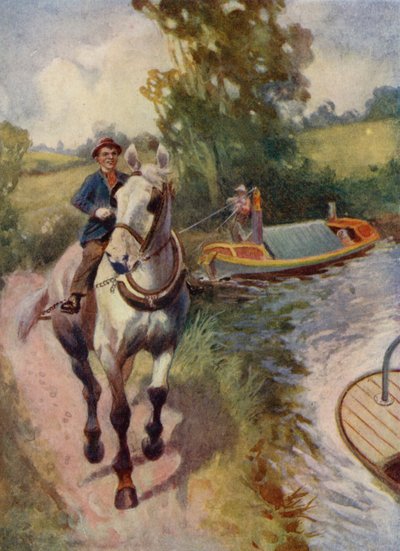 Enjoying his Work by English School