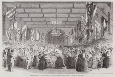 Entertainment to the Patients, at the Middlesex County Lunatic Asylum, Colney Hatch by English School