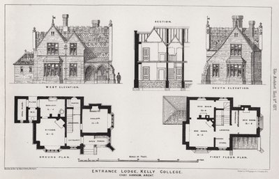 Entrance Lodge, Kelly College by English School