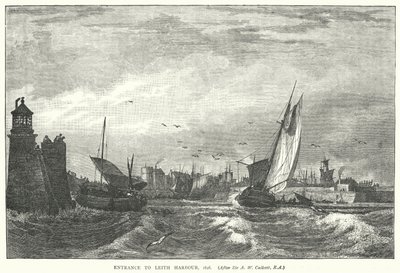 Entrance to Leith Harbour by English School