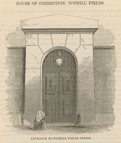 Entrance to Tothill Fields Prison by English School