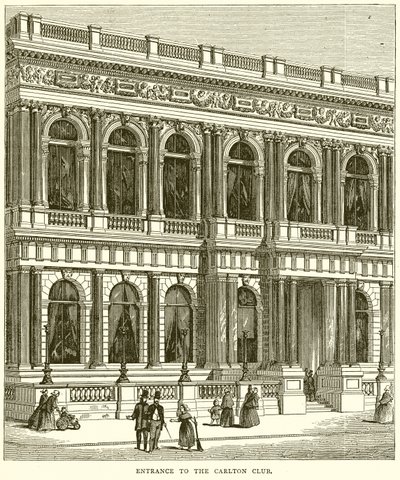 Entrance to the Carlton Club by English School