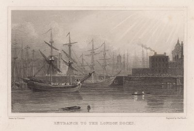 Entrance to the London Docks by English School
