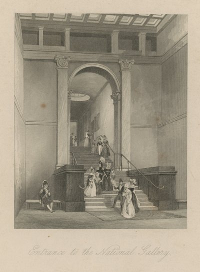 Entrance to the National Gallery by English School