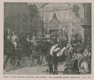 Entry of the Princess Alexandra into London by English School