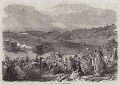 Epsom Races by English School