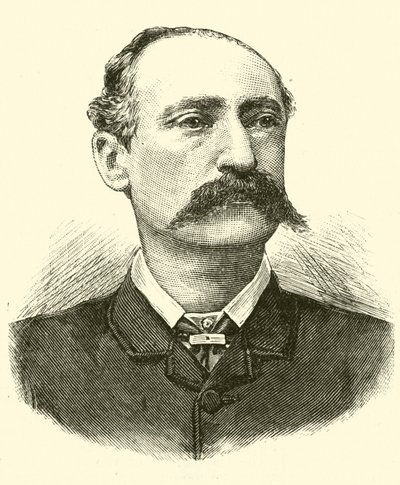 Ernest Giles (engraving) by English School