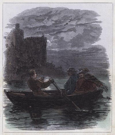 Escape of James the Second by English School