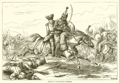 Escape of Lieutenant Goreham by English School