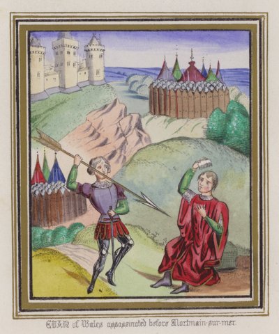 Evan of Wales Assassinated Before Morman-Sur-Mer by English School
