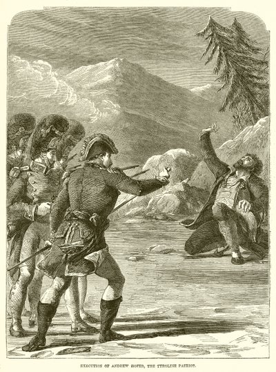 Execution of Andrew Hoffer, The Tyrolese Patriot by English School